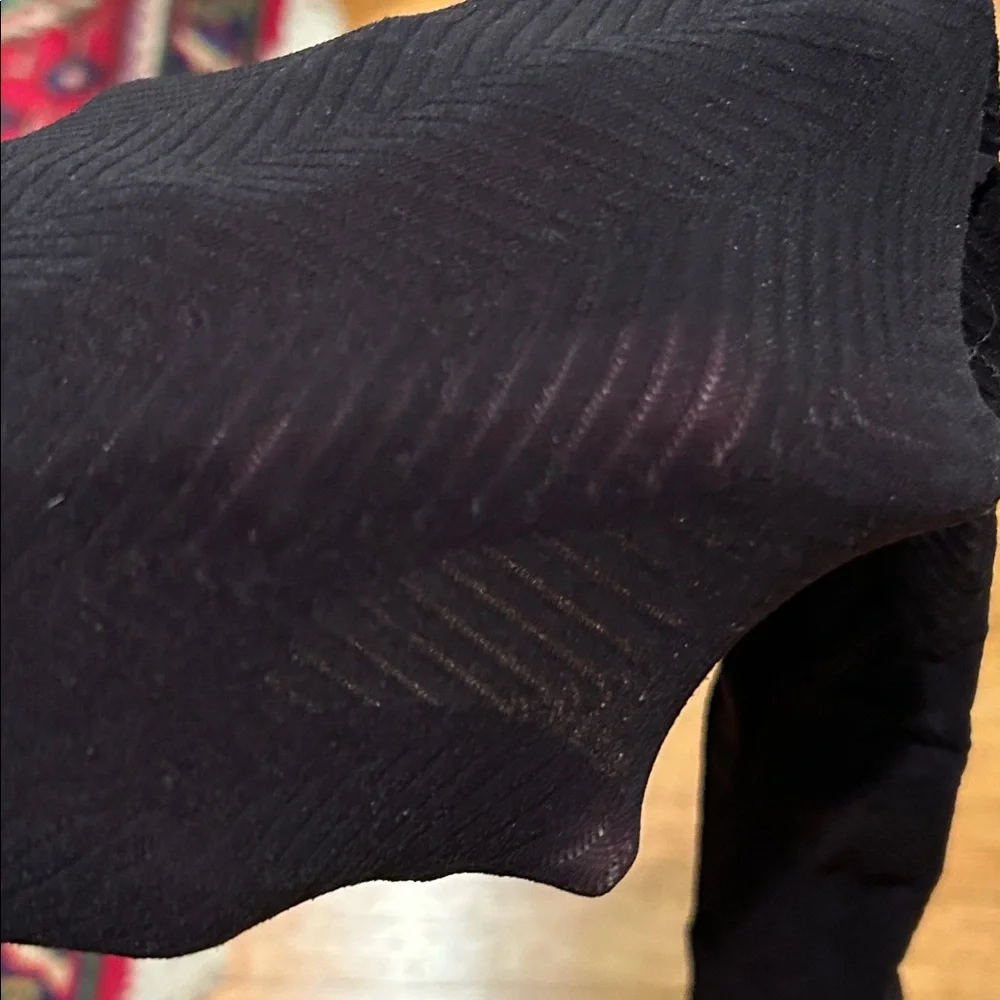 Spanx Dark Brown Herringbone Patterned Tights Size B